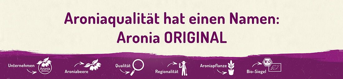 Slider: Aronia ORIGINAL Qualität